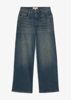 Wide-Leg-Jeans, High Waist