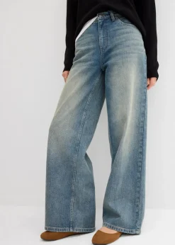 Wide-Leg-Jeans High Waist