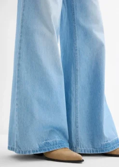 Wide-Leg-Jeans, High Waist, Full Length Bequembund