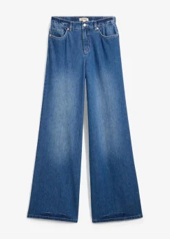 Wide-Leg-Jeans, High Waist, Full Length Bequembund
