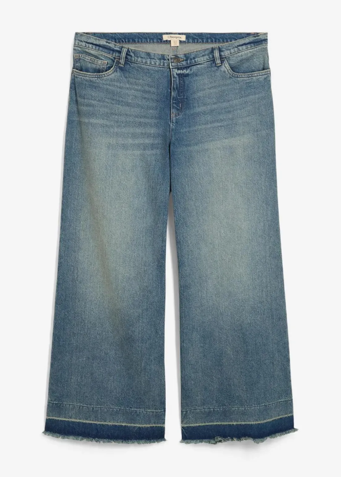 Wide-Leg-Jeans Mid Waist