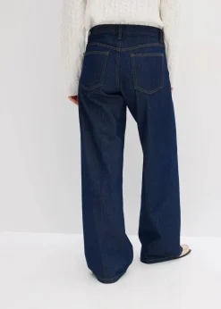Wide-Leg-Jeans Mid Waist