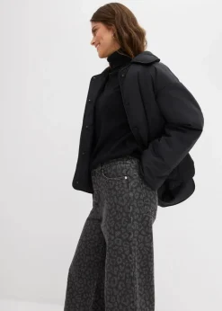 Wide-Leg-Jeans Mid Waist