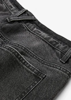 Wide-Leg-Jeans, Mid Waist, Low Stretch Full Length