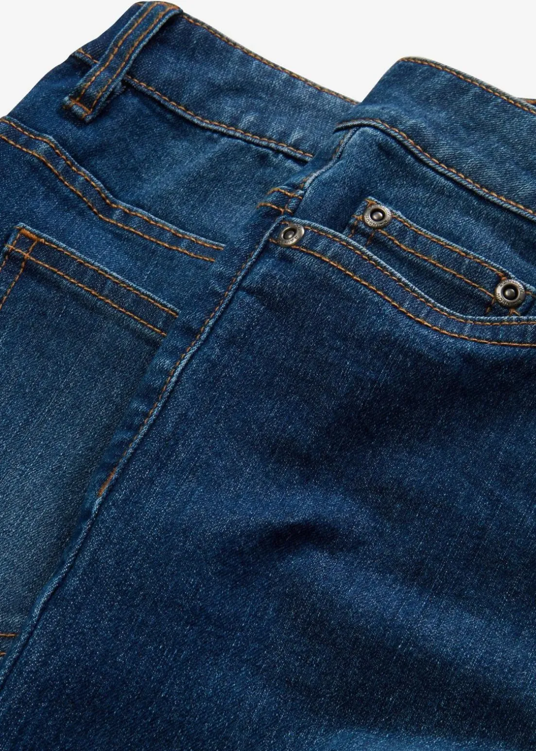 Wide-Leg-Jeans, Mid Waist, Stretch