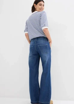Wide-Leg-Jeans Mid Waist, Super Soft