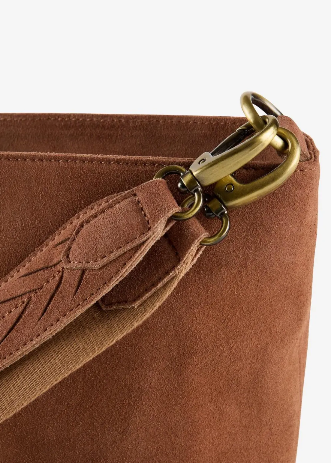 Wildleder Handtasche