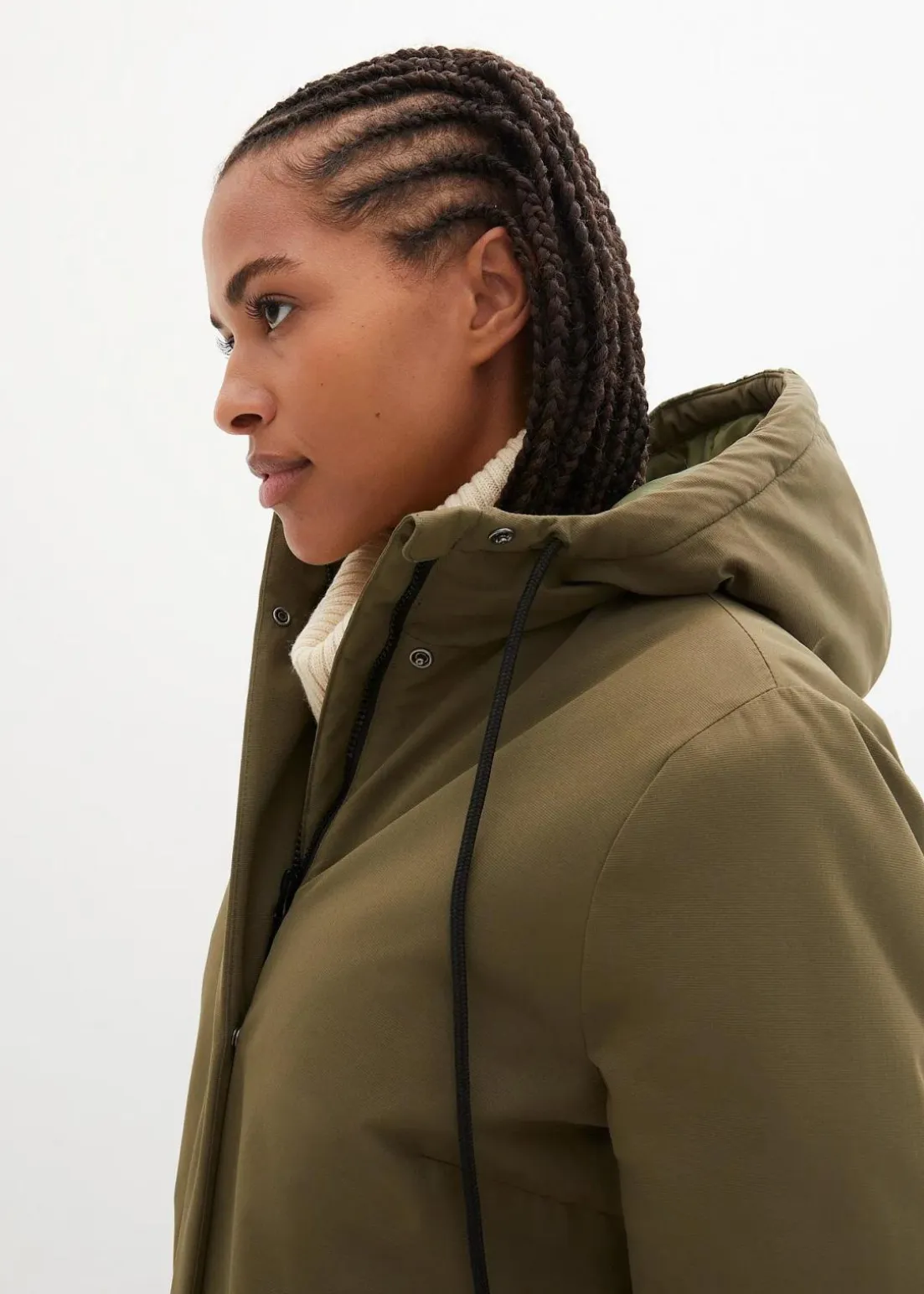 Wintermantel mit Innensteppung