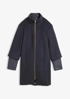 Wollmantel mit Daunen-Innenjacke (2tlg. Set)