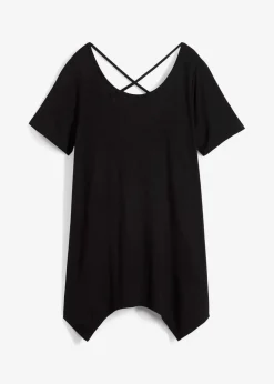 Zipfel Longshirt, kurzarm