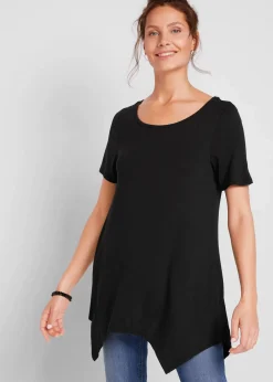 Zipfel Longshirt, kurzarm